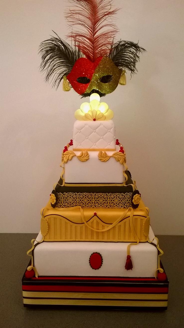 royal orient wedding cake
